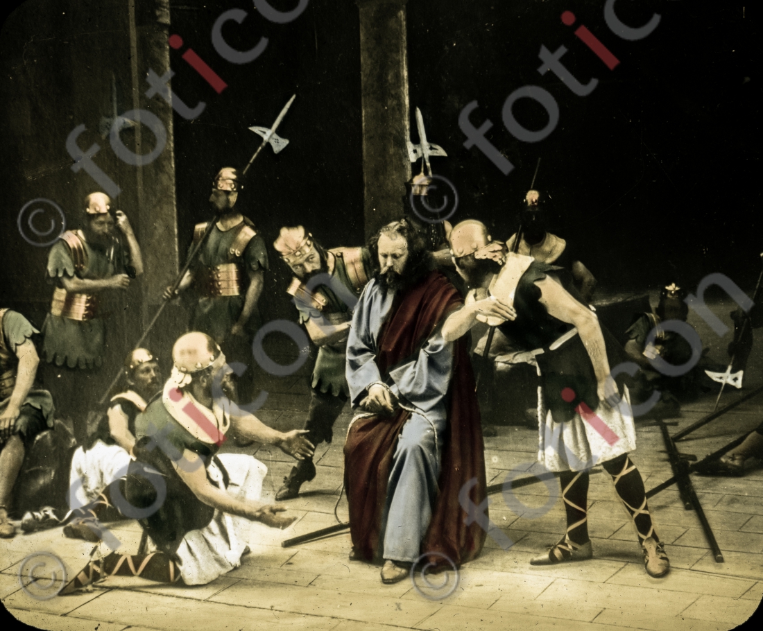 Verspottung Christi | Mocking Christ - Foto foticon-simon-105-081.jpg | foticon.de - Bilddatenbank für Motive aus Geschichte und Kultur
